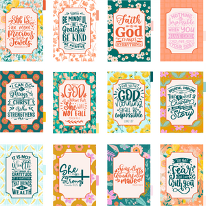 A5 Prayerful Planner - "UNDATED" Mint Binder