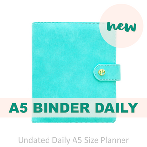 A5 Prayerful Planner - "UNDATED" Mint Binder