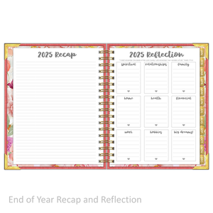 2025 "Weekly" RED LINEN - Prayerful Planner Dated