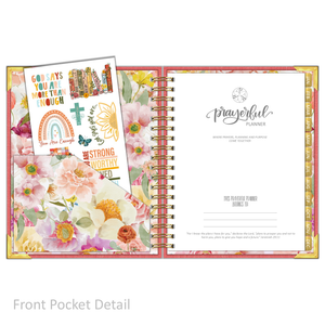 2025 "Weekly" RED LINEN - Prayerful Planner Dated