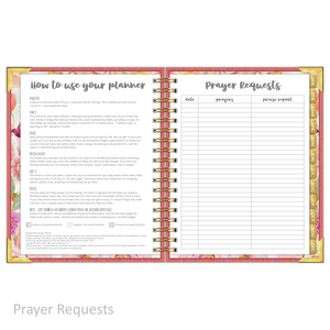 2025 "Weekly" RED LINEN - Prayerful Planner Dated