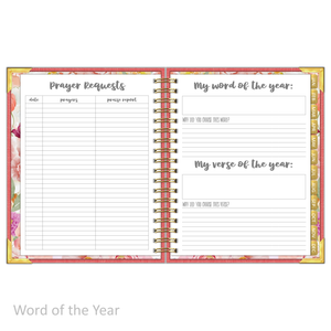 2025 "Weekly" RED LINEN - Prayerful Planner Dated