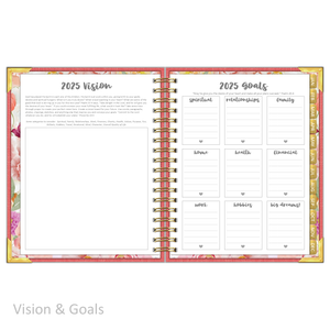 2025 "Weekly" RED LINEN - Prayerful Planner Dated