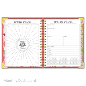 2025 "Weekly" RED LINEN - Prayerful Planner Dated