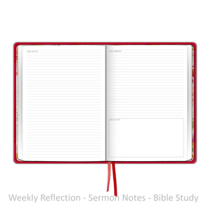 2025 "Weekly" Soft Cover RED - Prayerful Planner Dated