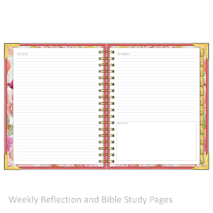 2025 "Weekly" RED LINEN - Prayerful Planner Dated