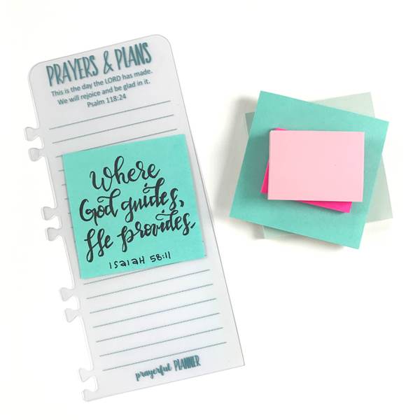 Snap-In Dashboard Stencil - Prayerful Planner